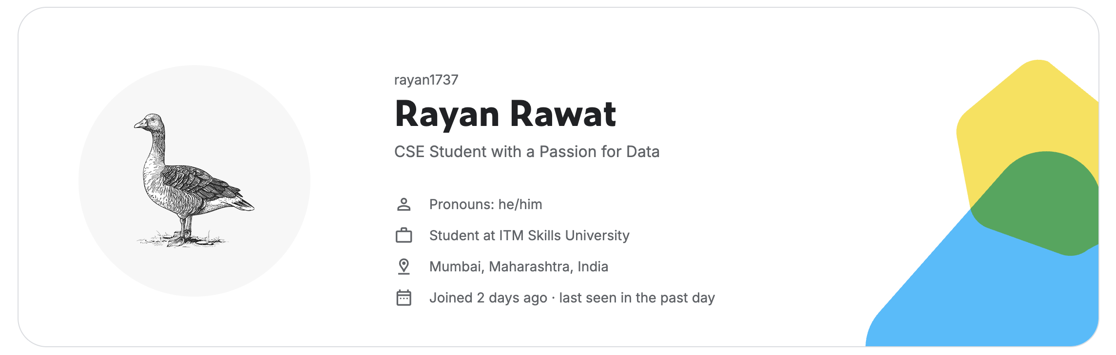 Profile Header Screenshot